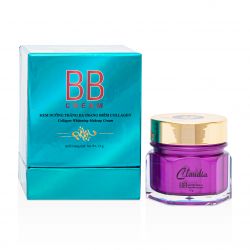 CLAUDIA Kem Dưỡng Trắng Da Trang Điểm Collagen 10 g
