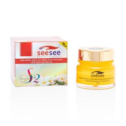 SEESEE Kem Dưỡng Trắng Da Chống Nắng Ngừa Mụn Giúp Ngừa Lão Hóa Da 10g