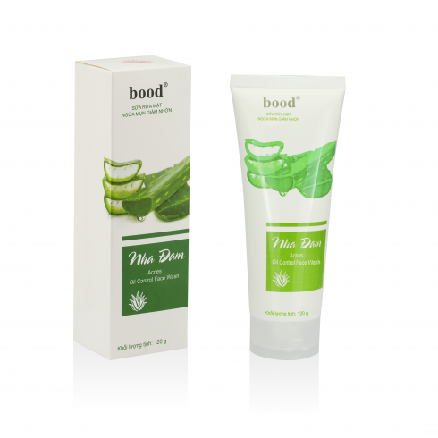 BOOD sữa rửa mặt ngừa mụn giảm nhờn 120 g - nha đam