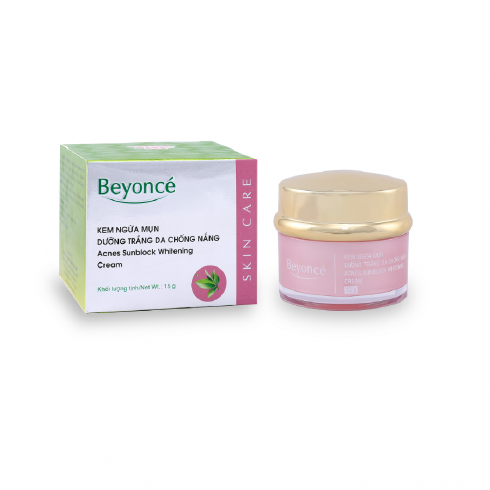 BEYONCÉ kem ngừa mụn dưỡng trắng da chống nắng 15 g