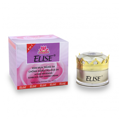 ELISE kem mụn trắng da chống nắng lão hóa da 10 g