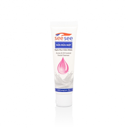 SEESEE Sữa Rửa Mặt Ngừa Mụn Giảm Nhờn 70 g